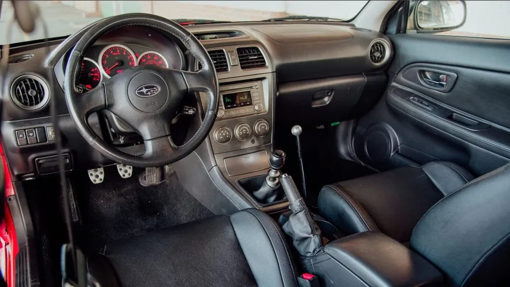 2006 Subaru WRX interior