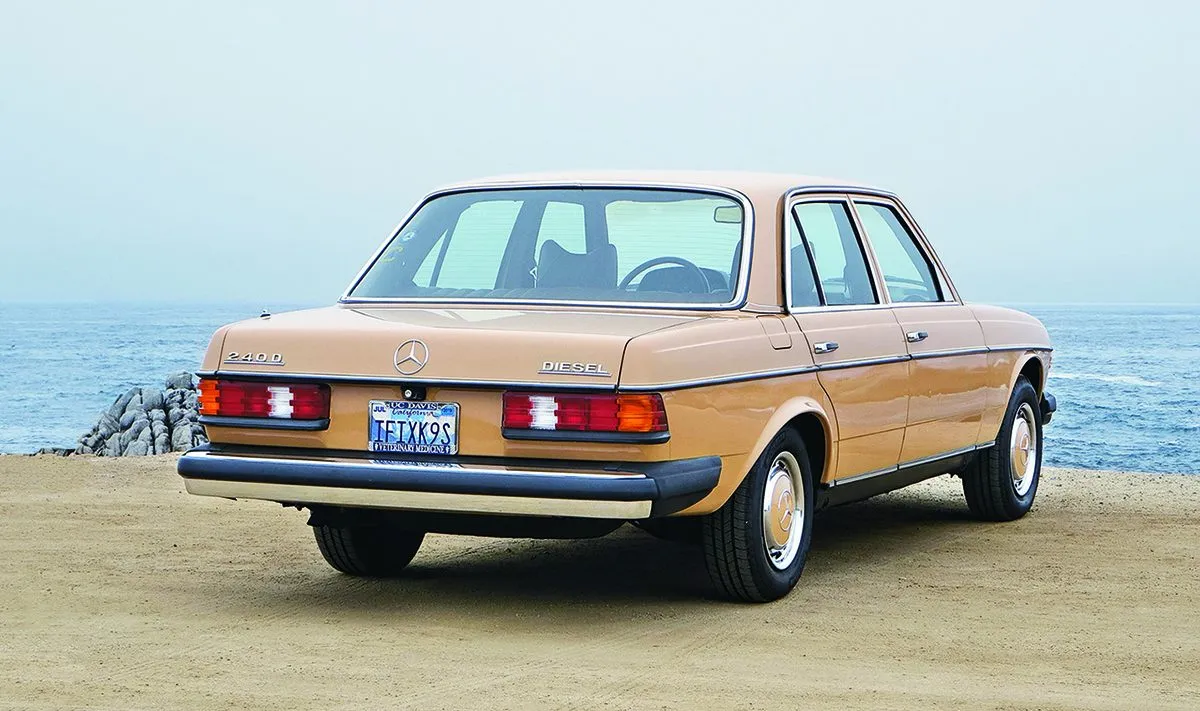240D parked by the ocean